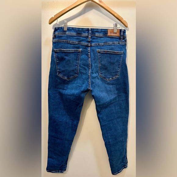 Sezane Jeans Womens Size 35 Blue Skinny Slim Fit Stretch Denim 5 Pocket Jeans - Picture 4 of 8